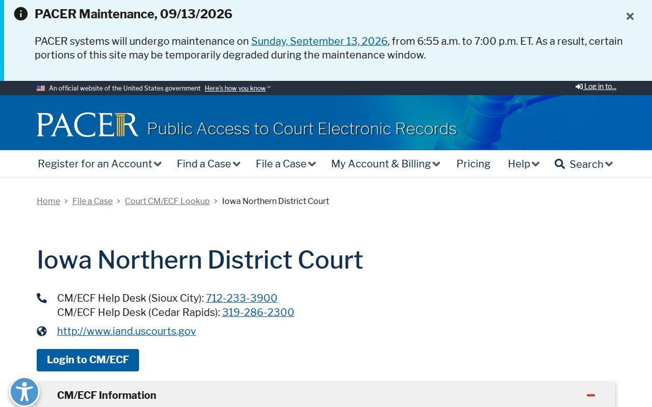 Rockwell warrant search and Northern District PACER lookup label